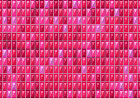 Geometric seamless square pattern background vector mosaic. colorfulのイラスト素材