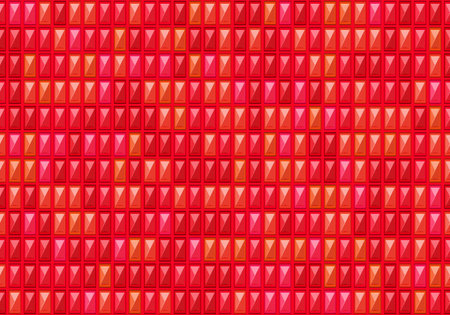 Geometric seamless square pattern background vector mosaic. wrapping colorfulのイラスト素材
