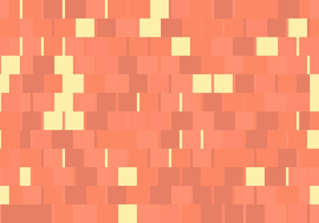 Orange Background square abstract seamless rectangle design geometric. shape effectのイラスト素材