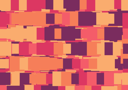 Orange Background geometric pattern abstract backdrop square rectangle. modern rectangleのイラスト素材