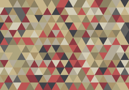 Abstract vintage Pattern Triangle background texture geometric, abstract vector decoration design illustration with copy space.のイラスト素材