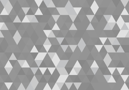 Abstract black Pattern Triangle background texture geometric, monochromevector decoration design illustration with copy space.のイラスト素材