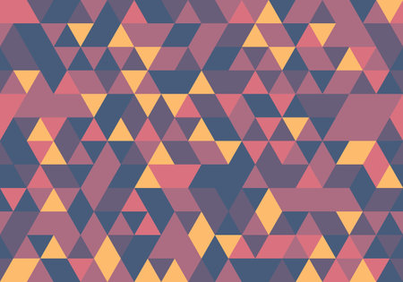 Vintage Triangle repeat pattern design decoration decorative seamless. backgroundのイラスト素材