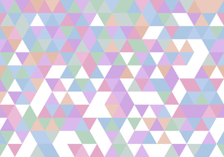Vintage Triangle repeat pattern design decoration decorative seamless. vectorのイラスト素材