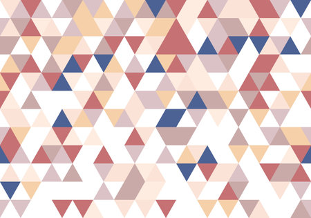 Brown Triangle repeat pattern design decoration decorative seamless. seamless vectorのイラスト素材