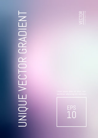 Vector blurred mesh gradient background trend colors for cover leaflet and branding. Abstract design modern color.のイラスト素材