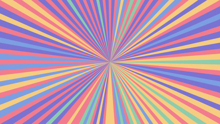 Rays vector beams element. Sunburst vintage shape. Radiating radial merging lines. Abstract circular geometric shape.のイラスト素材