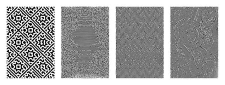 Vector abstract background bio diffusion turing pattern. organic pattern monochromeのイラスト素材