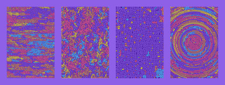 Vector abstract background bio diffusion turing pattern. shape textureのイラスト素材