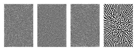 Vector abstract background bio diffusion turing pattern. organic pattern ornamentのイラスト素材