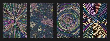 Vector abstract background bio diffusion turing pattern. optical naturalのイラスト素材