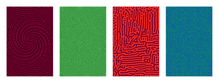 Vector abstract background bio diffusion turing pattern. geometric naturalのイラスト素材