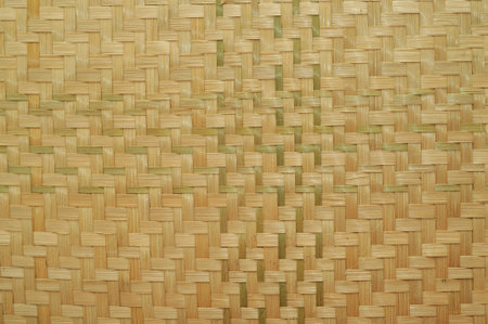 woven from bamboo plant stems
