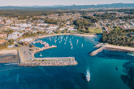Ulladulla Harbour during the day.の写真素材