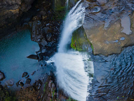 Belmore Falls waterfall, NSW, Australiaの写真素材