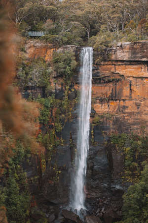 Fitzroy Falls Waterfall, NSW, Australia.の写真素材