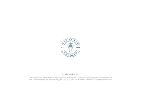 Vintage Retro Squid Cuttlefish Seafood Restaurant Product Label Logo Design Vectorのイラスト素材