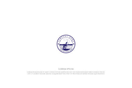 Vintage Retro Man Fishing Bass Salmon Carp Lake River Creek Fresh Water Logo Design Vectorのイラスト素材