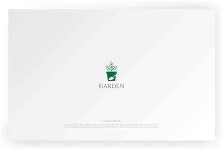 Spade Shovel Scoop Leaf Plant for Garden Logo Design Vectorのイラスト素材