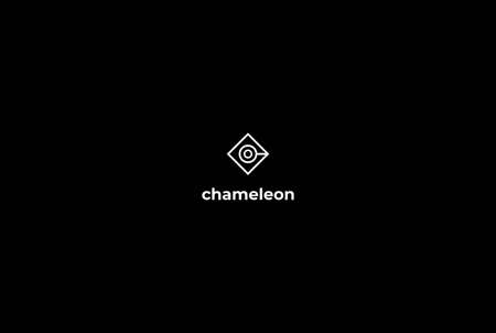 Simple Minimalist Geometric Chameleon Head for Fashion Apparel Logo Design Vectorのイラスト素材