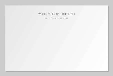 Simple Minimalist Elegant Luxury Blank White Paper Background Design Vectorのイラスト素材