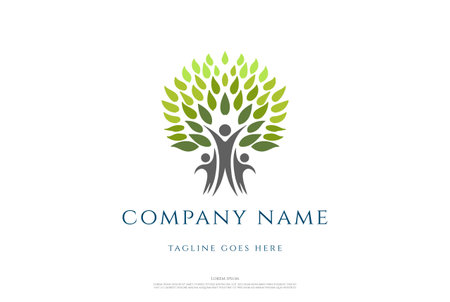Family Tree for Charity , Community , Diversity and Foundation Design Vectorのイラスト素材