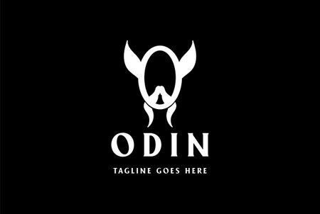 Initial Letter O for Odin Logo Design Vectorのイラスト素材