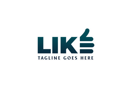 Like Type Word Text Font Typography Symbol Logo Design Vectorのイラスト素材