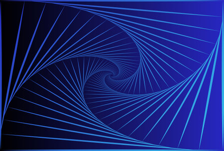 Landscape Dark Blue Spiral Object Illusion Background Vectorのイラスト素材