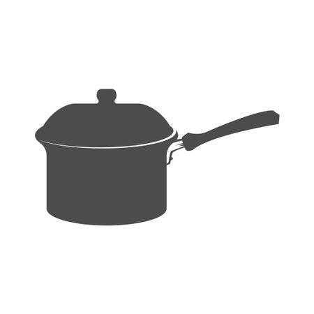 Isolated Pressure Pot Cooking for Catering Food Restaurant Chef Recipe Illustration Design Vectorのイラスト素材