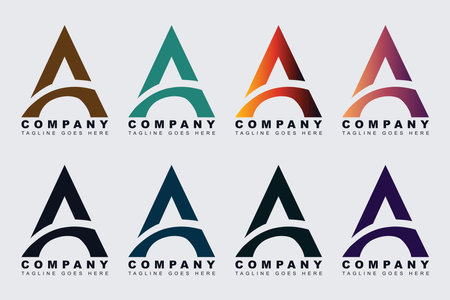 Letter A Logo vector design templateのイラスト素材