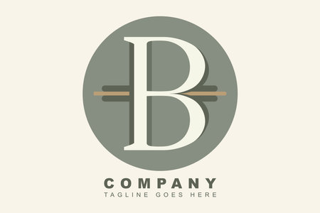 Letter B Logo vector design templateのイラスト素材