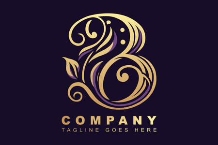 Letter B Logo vector design templateのイラスト素材