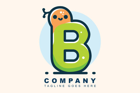 Letter B Logo vector design templateのイラスト素材