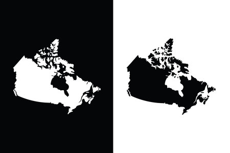 Map of the Canada with the national flag of Egypt, The Flag of Canada, Vector illustration, Canada National Flag Vector Illustration, Canada leaf, Maple leaf vector illustrationのイラスト素材