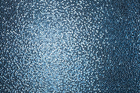 Blue and white stained glass texture abstract winter background pattern with back lightの写真素材