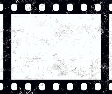 Frame of old vintage film strip designのイラスト素材
