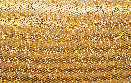 Abstract background texture of shiny golden glitter pattern light gradient