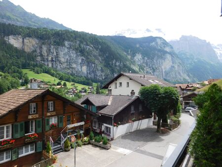 Lauterbrunnen, Switzerlandのeditorial素材