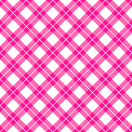 vector pink gingham seamless pattern backgroundのイラスト素材