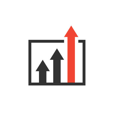 advantage icon. business growth concept. isolated on white background.のイラスト素材