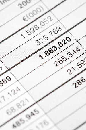 Numbers backgroundの写真素材