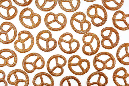 Snack background on whiteの写真素材