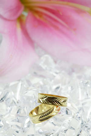 Wedding ringsの写真素材