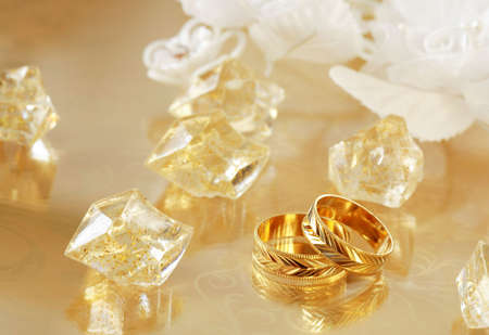 Wedding ringsの写真素材