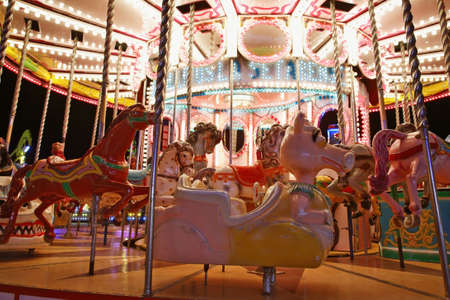 Merry-go-aroundの写真素材