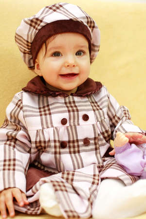 Laughing babyの写真素材