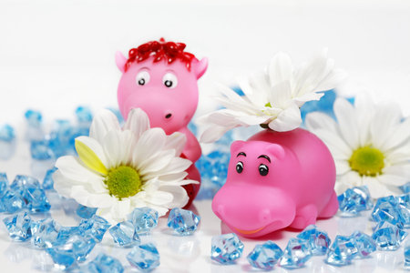 Bath fun for kidsの写真素材