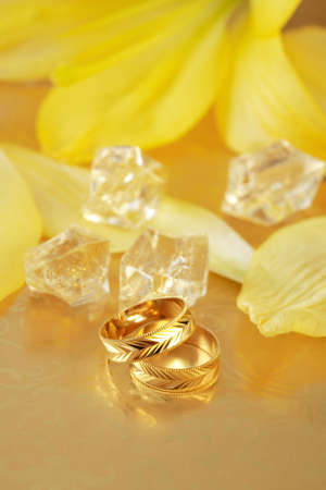 Wedding ringsの写真素材