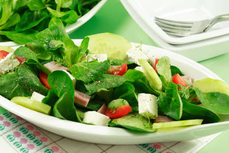 Field salad- healthy foodの写真素材